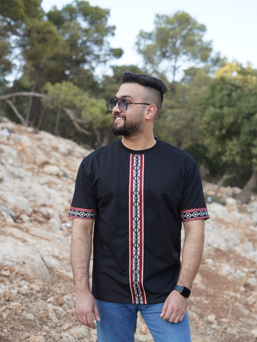Black Sadu Accent T-Shirt
